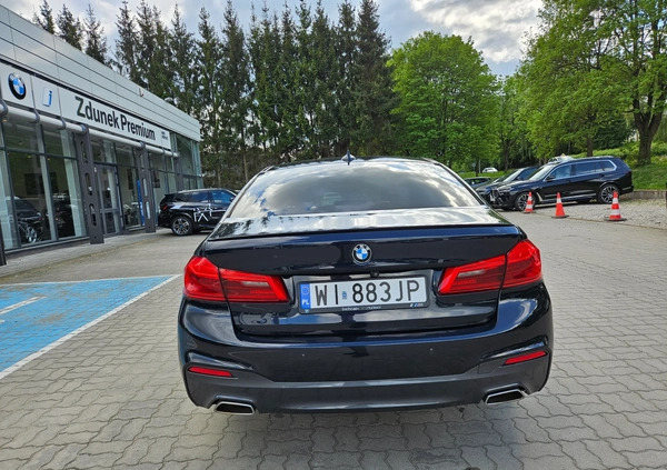 BMW Seria 5 cena 122998 przebieg: 228000, rok produkcji 2018 z Olsztyn małe 106